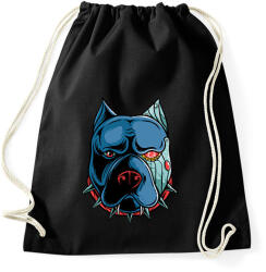 printfashion Pitbull robot - Sportzsák, Tornazsák - Fekete (2347672)