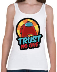printfashion Among us trust no one - Női atléta - Fehér (4188851)