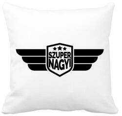 printfashion Szuper Nagyi - Párnahuzat, Díszpárnahuzat - Fehér (2140419)