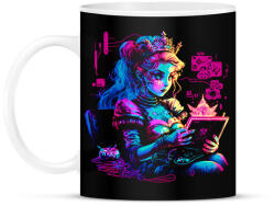 printfashion Modern hercegnő - Bögre - Fekete (12419175)