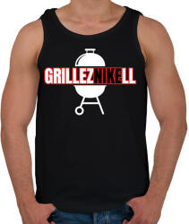 printfashion GrillezNIKEll - Férfi atléta - Fekete (13688518)