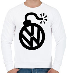printfashion VW bomba - Férfi pulóver - Fehér (2062885)
