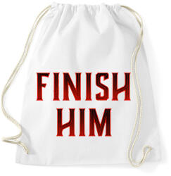 printfashion Finish him! - Sportzsák, Tornazsák - Fehér (1985549)