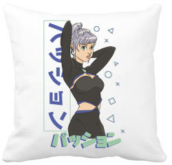 printfashion Anime csaj - Párnahuzat, Díszpárnahuzat - Fehér (7646654)