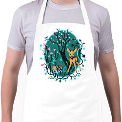 printfashion Erdei állatok - Kötény - Fehér (6325123)