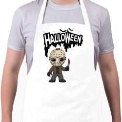 printfashion Halloween Jason Voorhees - Kötény - Fehér (4907678)