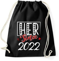 printfashion Her - dátummal - Sportzsák, Tornazsák - Fekete (11729253)