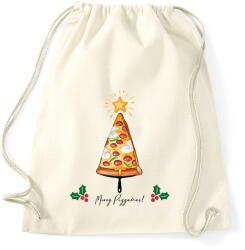 printfashion Merry Pizzamas pizzalapáttal - Sportzsák, Tornazsák - Natúr (5764951)
