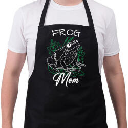 printfashion Frog Mom - Kötény - Fekete (10770599)