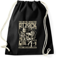 printfashion Acélszörny - Sportzsák, Tornazsák - Fekete (107790)