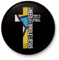 printfashion Egy kis röpladba - Kitűző, hűtőmágnes - Fekete (3094389)