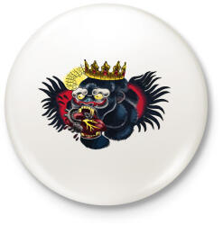 printfashion McGregor Tattoo - Kitűző, hűtőmágnes - Fehér (3082189)