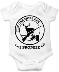 printfashion Csak még egy fegyver - Baba Body - Fehér (7495151)
