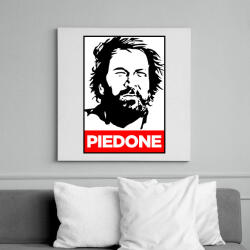 printfashion piedone - Vászonkép - Fehér (6633040)