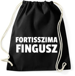 printfashion FORTISSZIMA FINGUSZ - Sportzsák, Tornazsák - Fekete (10435215)