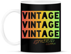 printfashion VINTAGE limited edition - Bögre - Fekete (4059023)