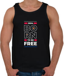 printfashion 2004 born to be free - Férfi atléta - Fekete (14347630)