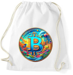 printfashion Bitcoin - Sportzsák, Tornazsák - Fehér (15138711)