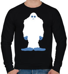 printfashion Yeti - Férfi pulóver - Fekete (1946793)