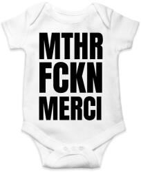 printfashion Mthr fckn Merci póló - Baba Body - Fehér (9396358)
