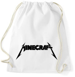 printfashion METÁL minecraft - Sportzsák, Tornazsák - Fehér (311581)