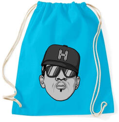 printfashion HipHop - Sportzsák, Tornazsák - Surf blue (116031)