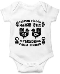 printfashion Néptáncosnak párja nincsen - Baba Body - Fehér (7419323)
