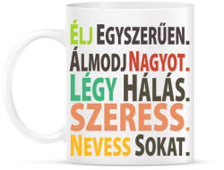 printfashion Motiváció - Bögre - Fehér (1743565)
