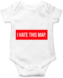 printfashion CSGO - Utálom ezt a pályát! - Baba Body - Fehér (1330777)