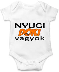 printfashion Nyugi Doki vagyok - Baba Body - Fehér (4855378)