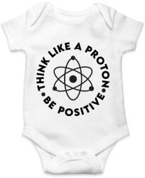 printfashion Gondolkodj pozitívan - Baba Body - Fehér (13201509)