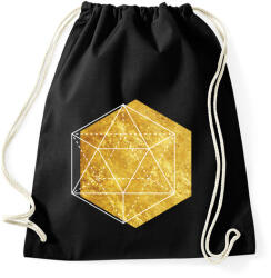 printfashion Hexagonal 2 - Sportzsák, Tornazsák - Fekete (345140)