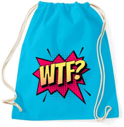 printfashion WTF! - Sportzsák, Tornazsák - Surf blue (4210756)