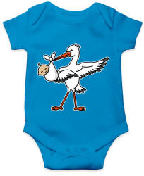 printfashion Gólya hozta Gyermek! - Baba Body - Azúrkék (2288464)