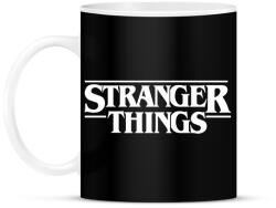 printfashion stranger things - Bögre - Fekete (2144429)