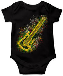 printfashion Gitár - Baba Body - Fekete (13070269)