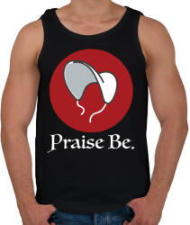 printfashion Praise Be - The Handmaid's Tale - Férfi atléta - Fekete (4581291)