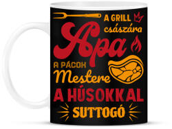 printfashion Apa a grill császár - Bögre - Fekete (13760170)