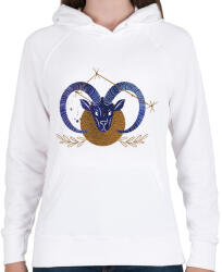 printfashion Bak - Női kapucnis pulóver - Fehér (6265198)