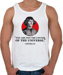 printfashion Universe - Copernicus - Férfi atléta - Fehér (7329502)