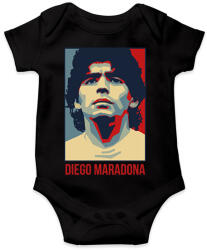 printfashion Diego Maradona - Baba Body - Fekete (14565719)