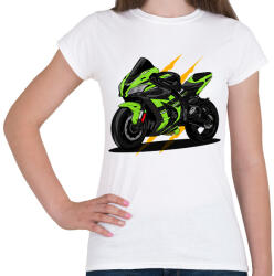 printfashion sport motor - Női póló - Fehér (13869176)