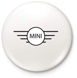 printfashion Mini - Kitűző, hűtőmágnes - Fehér (3077179)