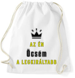 printfashion Az én öcsém - Sportzsák, Tornazsák - Fehér (3618681)