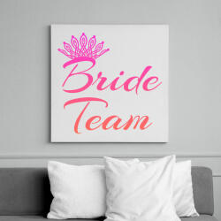 printfashion Bride team - Vászonkép - Fehér (6637126)