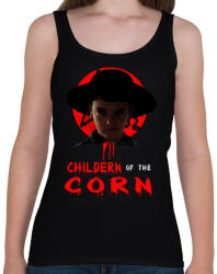 printfashion Isaac Children of the Corn - Női atléta - Fekete (6048317)