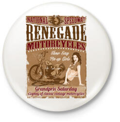 printfashion Hitehagyott - Kitűző, hűtőmágnes - Fehér (3074522)