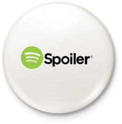 printfashion Spoiler - Kitűző, hűtőmágnes - Fehér (3079385)