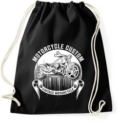 printfashion Motorcycle - Sportzsák, Tornazsák - Fekete (13768810)