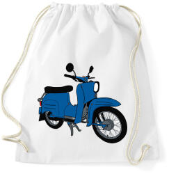 printfashion Simson Schwalbe - Sportzsák, Tornazsák - Fehér (7320856)